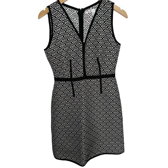 Preppy Blair Waldorf Mini Pencil Dress 2 Shogun Date Night Black White Cinched - Picture 1 of 4